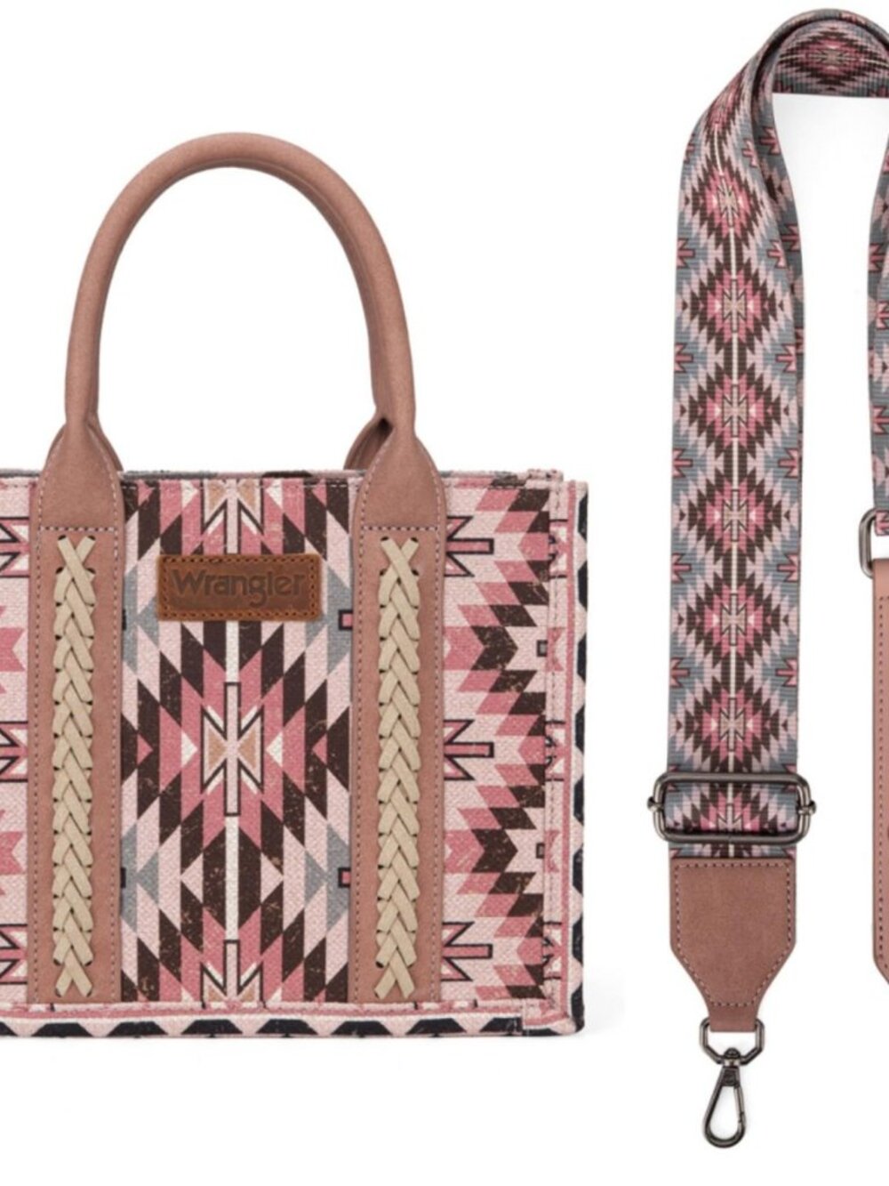 Montana West X Wrangler Tote Bag for Women Boho Aztec Shoulder Purse Top Handle